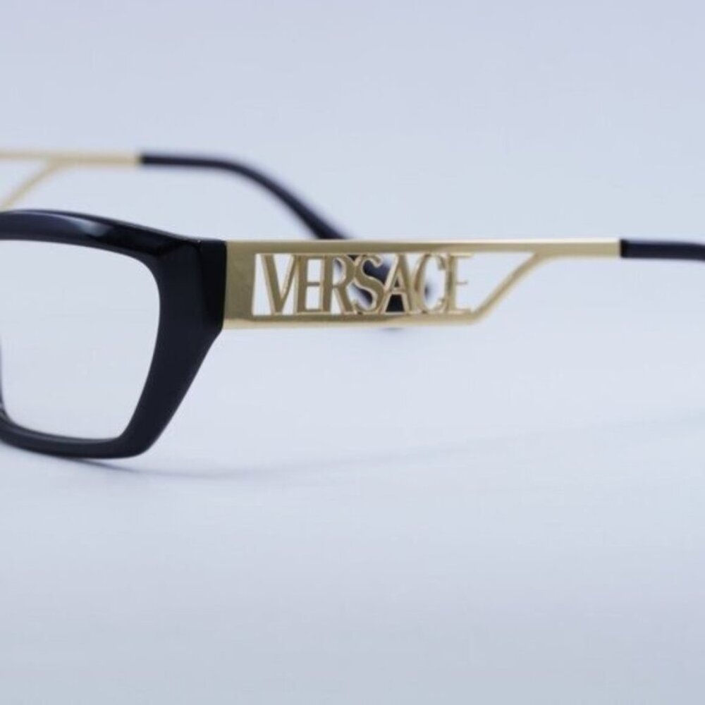 🕶️ New Versace VE3327U GB1 Eyeglasses - Black Frame - Picture 10 of 12